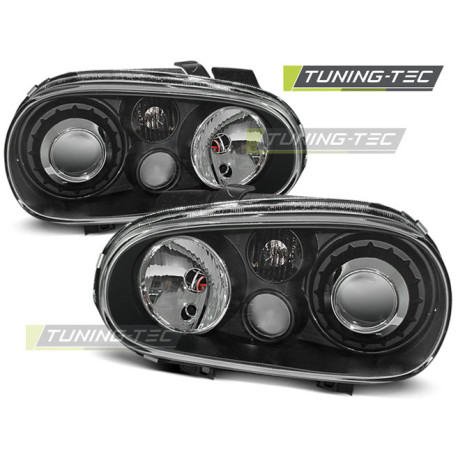 Osvetlenie SVETLOMETY SPORT ČIERNE pre VW GOLF 4 09.97-09.03 | race-shop.sk