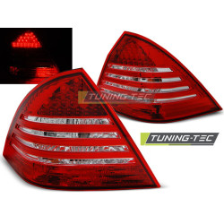 LED ZADNÉ SVETLÁ ČERVENO-BIELE pre MERCEDES C-KLASA W203 SEDAN 00-04