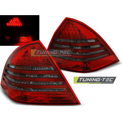 LED ZADNÉ SVETLÁ ČERVENÉ TMAVÉ pre MERCEDES C-KLASA W203 SEDAN 00-04