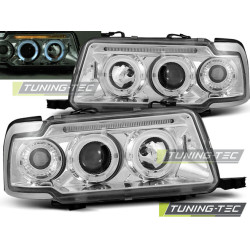 SVETLOMETY ANGEL EYES CHRÓMOVÉ pre AUDI 80 B4 09.91-04.96