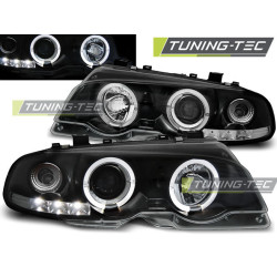 SVETLOMETY ANGEL EYES ČIERNE pre BMW E46 04.99-03.03 COUPE