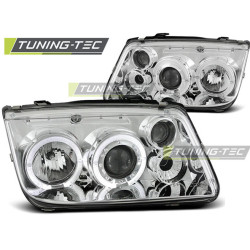 SVETLOMETY ANGEL EYES CHRÓMOVÉ pre VW BORA 09.98-07.05