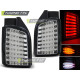 Osvetlenie LED ZADNÉ SVETLÁ CHRÓMOVÉ ČIERNE pre VW T5 04.03-09 / 10-15 | race-shop.sk