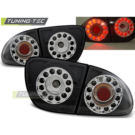 Osvetlenie LED ZADNÉ SVETLÁ ČIERNE pre SEAT LEON 04.99-08.04 | race-shop.sk