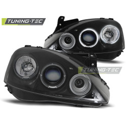 OPEL CORSA C 11.00-09.06 ANGEL EYES ČIERNE