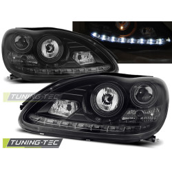 SVETLOMETY DAYLIGHT ČIERNE pre MERCEDES W220 S-KLASA 09.98-05.05