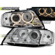 Osvetlenie SVETLOMETY ANGEL EYES CHRÓMOVÉ pre AUDI A6 05.97-09.99 | race-shop.sk