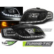 Osvetlenie SVETLOMETY TUBE LIGHT ČIERNE pre AUDI A4 B7 11.04-03.08 | race-shop.sk