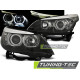 Osvetlenie SVETLOMETY ANGEL EYES LED ČIERNE pre BMW E60/E61 03-07 | race-shop.sk