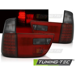 LED ZADNÉ SVETLÁ ČERVENÉ TMAVÉ pre BMW X5 E53 09.99-06