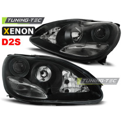 XENON SVETLOMETY ČIERNE pre MERCEDES W220 S-KLASA 10.02-05.05