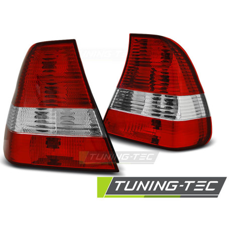 Osvetlenie ZADNÉ SVETLÁ ČERVENO-BIELE pre BMW E46 06.01-12.04 COMPACT | race-shop.sk