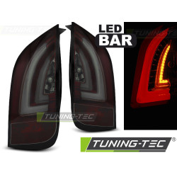 LED PÁS ZADNÉ SVETLÁ ČERVENÉ TMAVÉ pre VW UP! 3.11- / SKODA CITIGO 12.11-