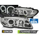 Osvetlenie XENON SVETLOMETY ANGEL EYES CCFL CHRÓMOVÉ pre BMW E46 04.03-06 COUPE CABRIO | race-shop.sk