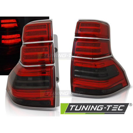 Osvetlenie TOYOTA LAND CRUISER 150 09-13 ČERVENO TMAVÉ LED | race-shop.sk