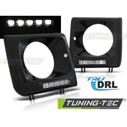 KRYT SVETLOMETU LED DRL ČIERNE pre MERCEDES W461,W463 01-12
