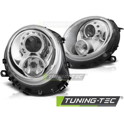 SVETLOMETY CHRÓMOVÉ pre BMW MINI (COOPER) 06-14