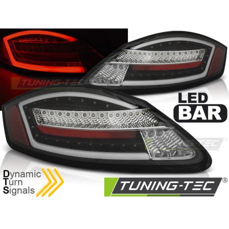 Osvetlenie LED ZADNÉ SVETLÁ ČIERNE SEQ pre PORSCHE BOXSTER / CAYMAN 987 05-08 | race-shop.sk