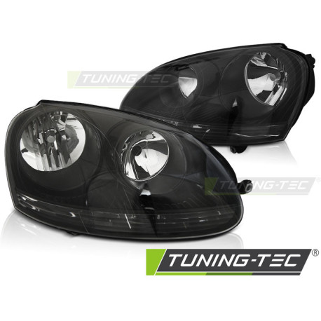 Osvetlenie SVETLOMETY ČIERNE pre VW GOLF 5 10.03-09 | race-shop.sk