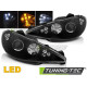 Osvetlenie PEUGEOT 206 02-ANGEL EYES ČIERNE LED | race-shop.sk