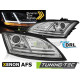 Osvetlenie XENON SVETLOMETY LED DRL CHRÓMOVÉ SEQ pre AUDI TT 10-14 8Jwith AFS | race-shop.sk