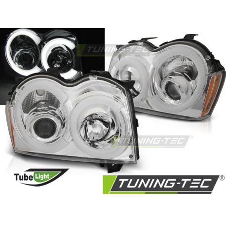 Osvetlenie CHRYSLER JEEP GRAND CHEROKEE 05-08 CHRÓMOVÉ TUBE LIGHT | race-shop.sk