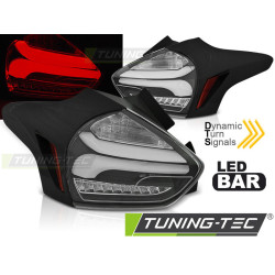 FORD FOCUS 3 15-18 HATCHBACK ČIERNE SEQ LED