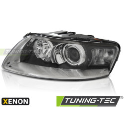 XENON SVETLOMET CHRÓMOVÝ ĽAVÁ STRANA TYC pre AUDI A6 C6 04.04-08
