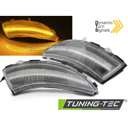 BOČNÉ SMEROVKY V ZRKADLE BIELA LED SEQ pre RENAULT CLIO IV 12-16