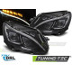 Osvetlenie SVETLOMETY TRUE DRL ČIERNE pre MERCEDES W205 14-18 | race-shop.sk