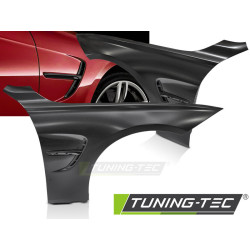 Blatníky SPORT STYLE s bočným vetraním ČIERNE pre F30 F31 11-18