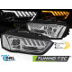 Osvetlenie SVETLOMETY LED CHRÓMOVÉ SEQ pre AUDI A4 B8 12-15 | race-shop.sk
