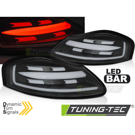 Osvetlenie LED PÁS ZADNÉ SVETLÁ ČIERNE SEQ pre PORSCHE BOXSTER 986 96-04 | race-shop.sk