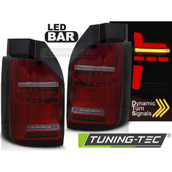 LED PÁS ZADNÉ SVETLÁ ČERVENÉ TMAVÉ SEQ pre VW T6.1 20- OEM BULB
