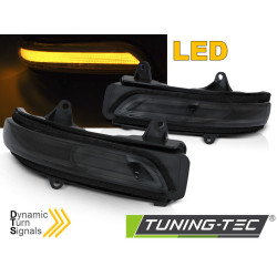 BOČNÉ SMEROVKY V ZRKADLE TMAVÉ LED SEQ pre TOYOTA LAN CRUISER 150 09-