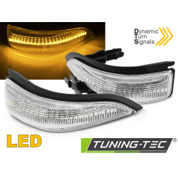 BOČNÉ SMEROVKY V ZRKADLE BIELA LED pre TOYOTA YARIS III 11-19