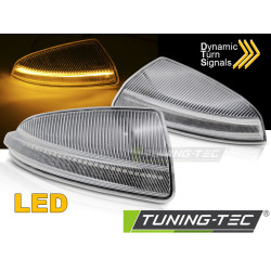 BOČNÉ SMEROVKY V ZRKADLE BIELA LED SEQ pre MERCEDES VITO W204 W164