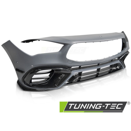 Body kit a vizuálne doplnky Predný nárazník SPORT ČIERNY STYLE PDC pre MERCEDES CLA W118 19- | race-shop.sk