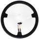 Volanty Volant Nardi Classic ND36, koža, 40mm odsadenie, čierna/chrómová | race-shop.sk