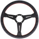 Volanty 3 ramenný športový volant Nardi Classic ND36, 360mm, koža, perforovaná koža, 40mm odsadenie, čierna | race-shop.sk