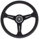 Volanty Nardi Classic ND34 Volant, 40mm odsadenie, čierne špice, čierna perforovaná koža | race-shop.sk
