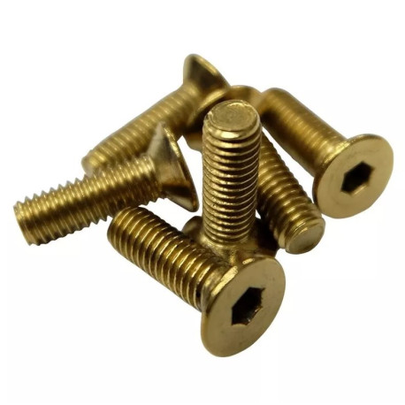 Príslušenstvo na volanty NRG Kit skrutiek volantu (plochá hlava) - Chrome gold | race-shop.sk