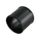 Akcie Hliníková spojka- rovná 89mm (3,5"), čierna matná | race-shop.sk