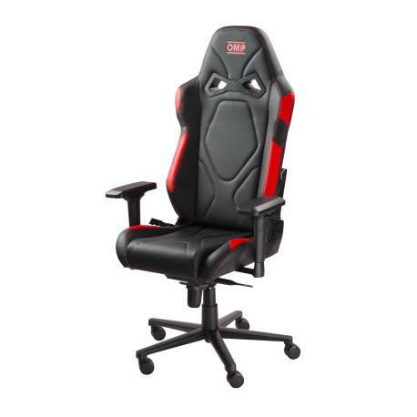 Kancelárske kreslá Kancelárske kreslo OMP GS, čierno/červená | race-shop.sk