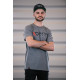 Tričká MAXTON Design pánske tričko, sivé | race-shop.sk