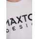 Tričká Pánske tričko MAXTON DESIGN, biela | race-shop.sk