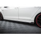 Body kit a vizuálne doplnky MAXTON DESIGN difúzory prahov + klapky pre Volkswagen Golf R / R-Line Mk7, lesklá čierna, V3 | race-shop.sk