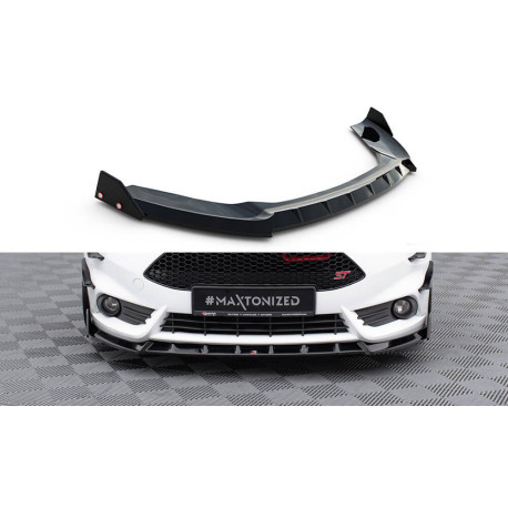 Body kit a vizuálne doplnky Predný splitter V6 + klapky Ford Fiesta ST Mk7 Facelift | race-shop.sk
