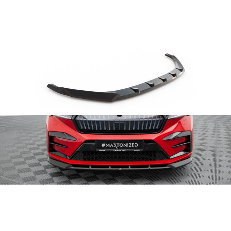Body kit a vizuálne doplnky Predný lip splitter Skoda Enyaq Coupe iV | race-shop.sk