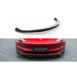 Predný lip splitter V1 Tesla Model 3 Project Highland(Facelift)